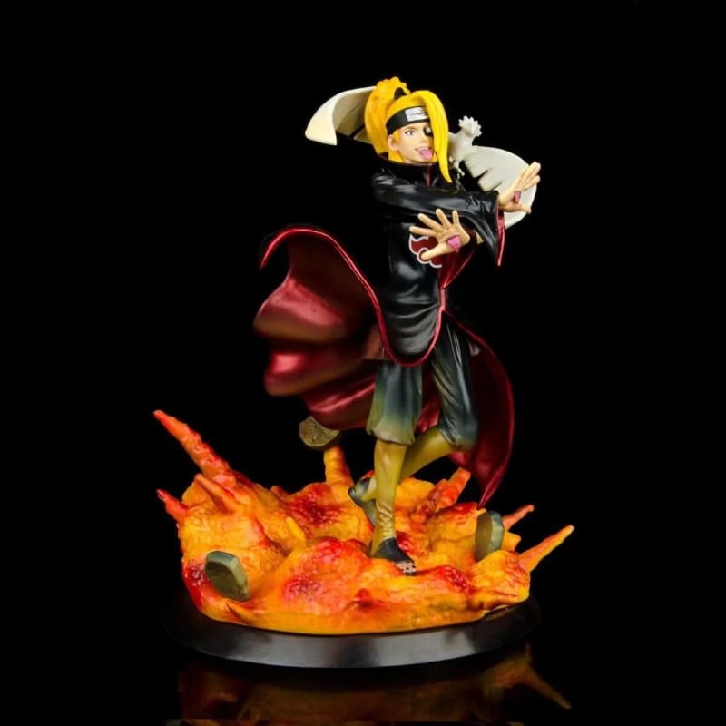 Cette figurine de Deidara, membre talentueux de l'Akatsuki, incarne l'art de l'explosion du manga Naruto : Shippuden.
