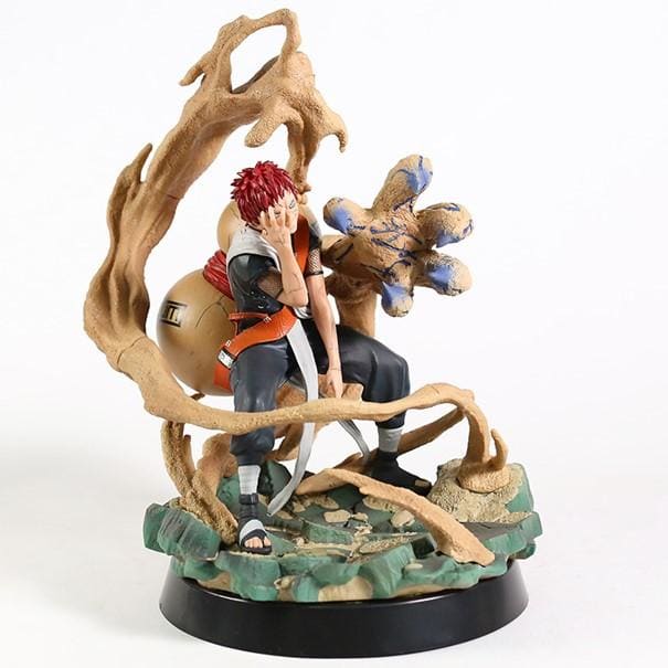 Figurine Gaara Shukaku, le puissant shinobi du Village Caché du Sable de Naruto Shippuden, prête à orner votre collection