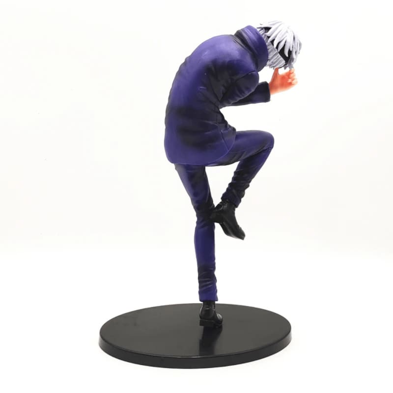 Figurine de Gojo Satoru, le sorcier charismatique de Jujutsu Kaisen, mesurant 24 cm, fidèle au manga, dans son emballage d'origine