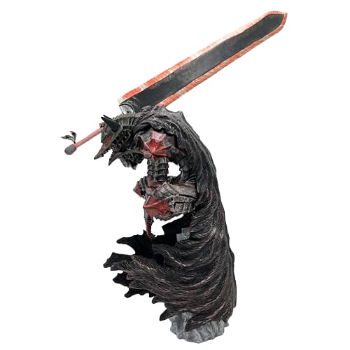 Figurine de Guts en Armure du Berserker, l'emblème de puissance de Berserk, un incontournable pour les fans du manga.