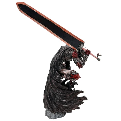 Figurine de Guts en Armure du Berserker, l'emblème de puissance de Berserk, un incontournable pour les fans du manga.