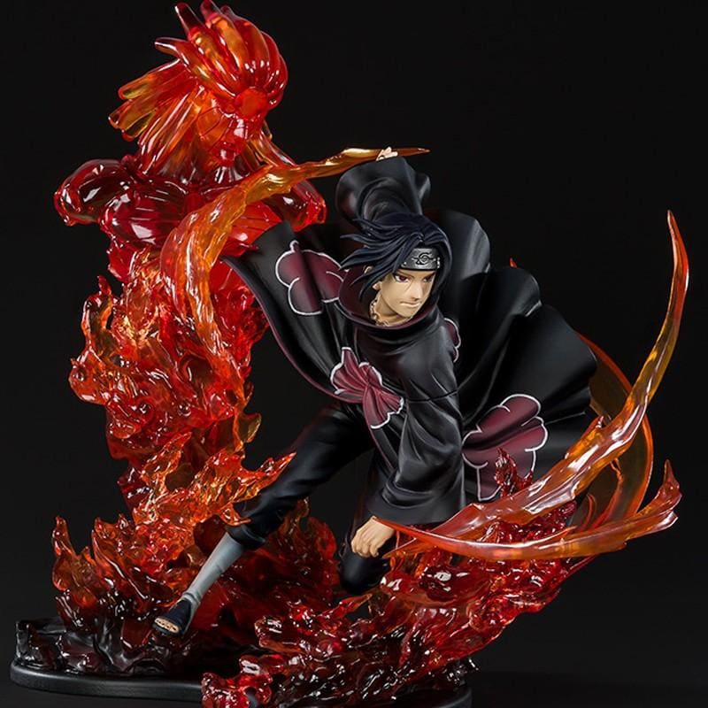 Figurine Itachi Uchiwa, le mystérieux membre de l'Akatsuki et frère aîné de Sasuke dans Naruto Shippuden.