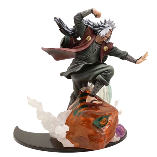 Découvrez Jiraya invoquant un crapaud avec cette figurine de 21 cm, fidèle au manga Naruto Shippuden™, pour une collection haut de gamme.