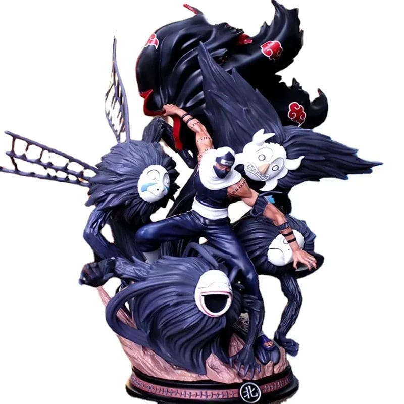 Cette figurine de Kakuzu, membre redoutable de l'Akatsuki, incarne la puissance et l'immortalité de l'un des ninjas les plus puissants du monde de Naruto Shippuden, avec une impressionnante taille de 43 cm.