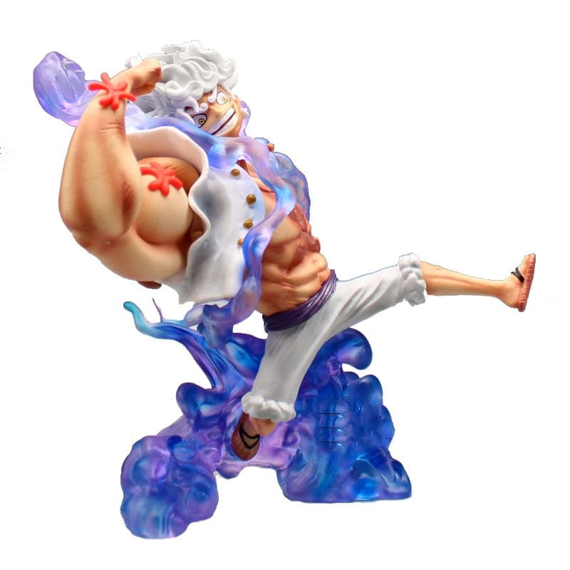 Obtenez la figurine de Monkey D. Luffy en Gear 5, le futur roi des pirates de One Piece, pour une collection Shonen épique