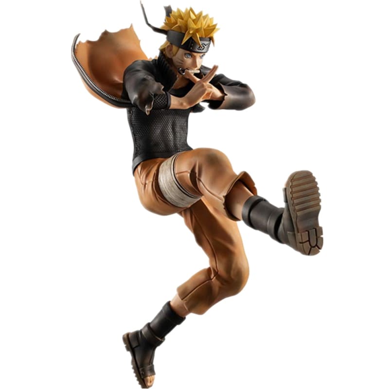 Naruto Uzumaki, le 7e Hokage, incarne la puissance et le courage dans cette figurine de 25 cm