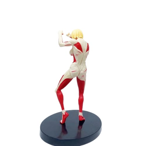 Découvrez le Titan Féminin, l'un des Titans primordiaux, avec la figurine fidèle au manga d'Annie Leonhart, mesurant 16 cm