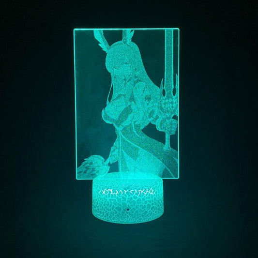 La lampe Fairy Tail Lucy, mettant en vedette la mage constellationniste Lucy, offre un éclairage multicolore 16 couleurs pour sublimer la chambre ou le salon des plus grands fans de Fairy Tail.