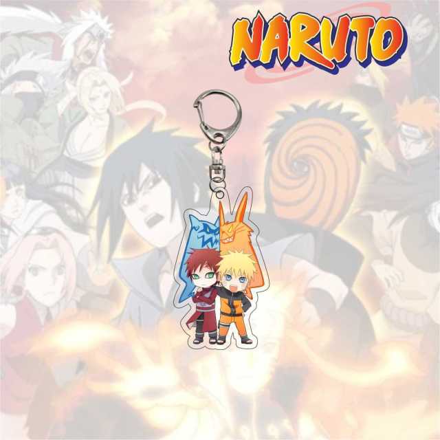 Donnez une touche Ninja à vos clés ou à votre sac avec ce superbe porte-clé Naruto en résine à l'effigie de Gaara et Naruto, idéal pour les fans du manga