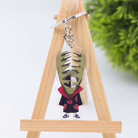 Donnez une touche Ninja à vos clés avec ce sympathique porte-clé Naruto en acier inoxydable représentant Zetsu.